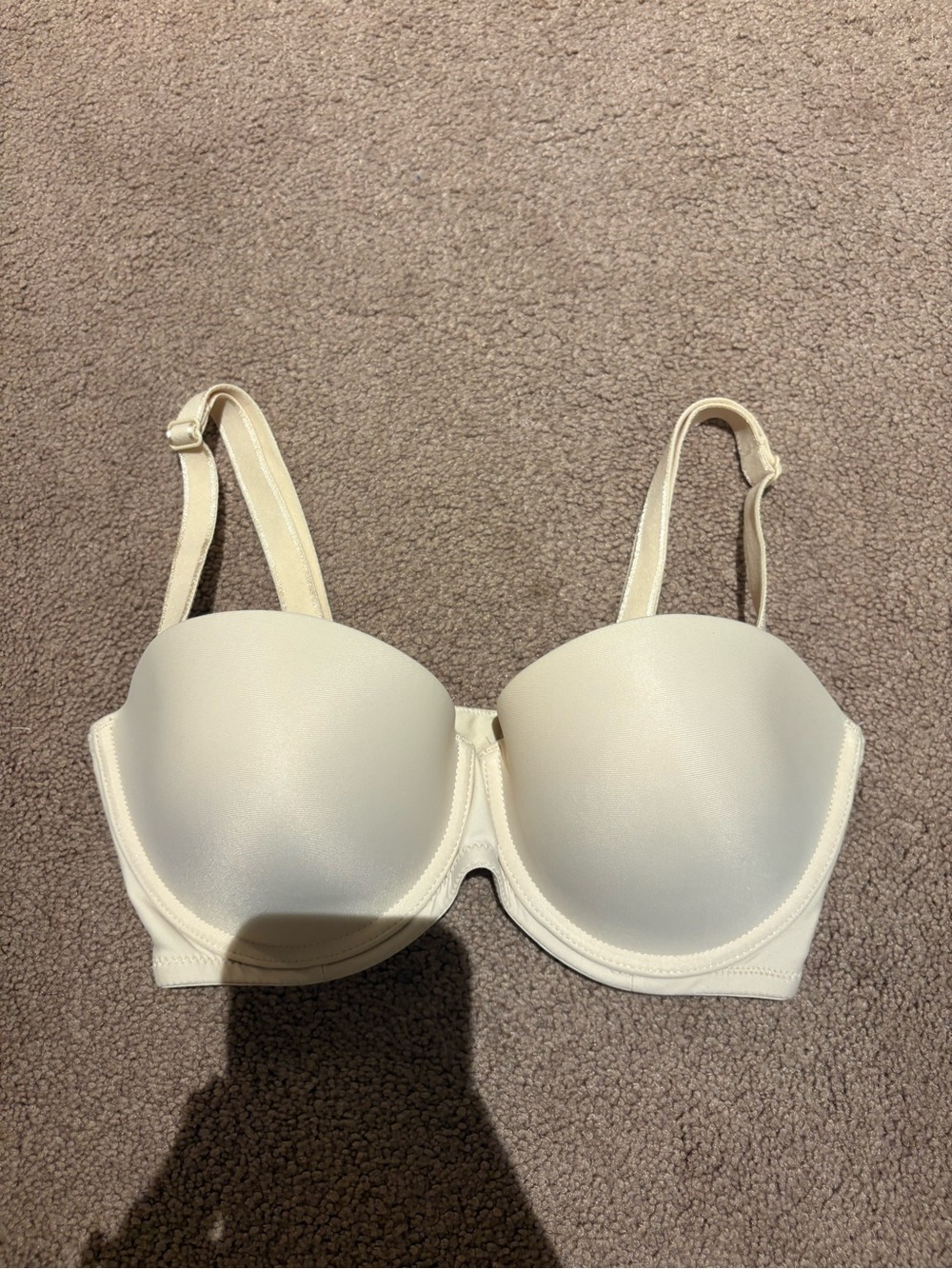 La Vie En Rose beige strapless bra 32D